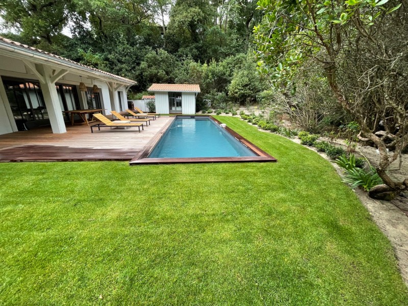 Création d’un gazon en rouleau à arcachon en Gironde